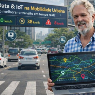 Aldo Vendramin explica como Big Data e IoT permitem decisões em tempo real para melhorar a mobilidade urbana.